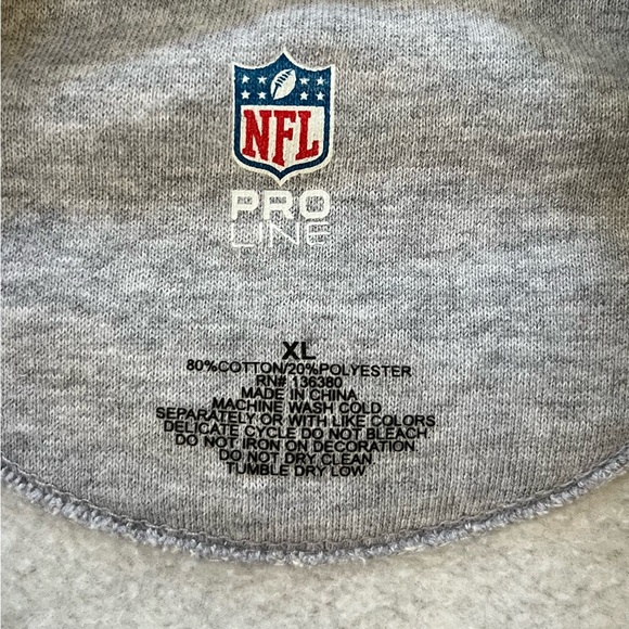 NFL Broncos 2015 Gray AFC Champions Crewneck Sweater Men’s XL - Picture 5 of 7